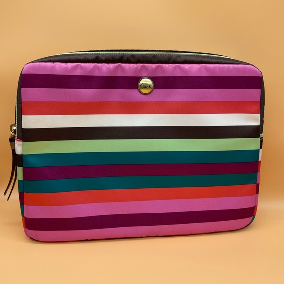 Coach Bags Coach Signature Collection Legacy Stripe Laptop Case